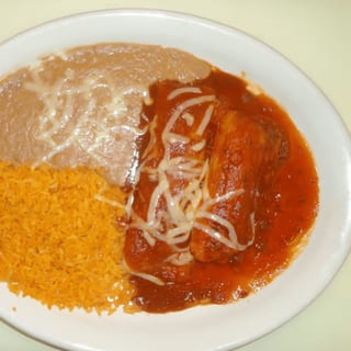 One Tamale & One Beef Enchilada