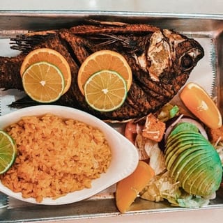 Whole Fried Fish (Mojarra)