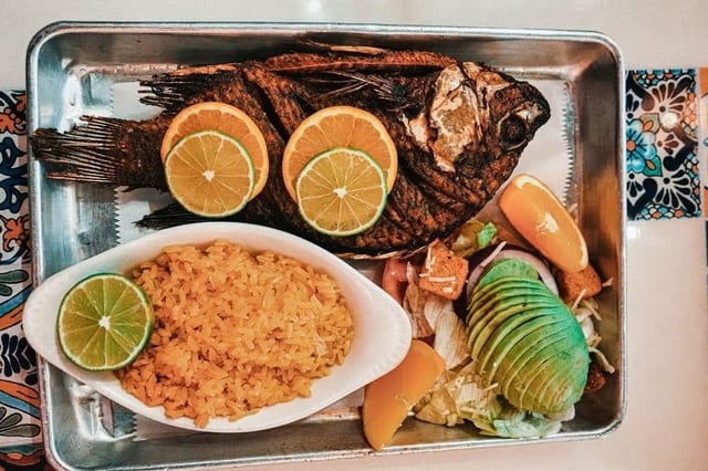 Whole Fried Fish (Mojarra).