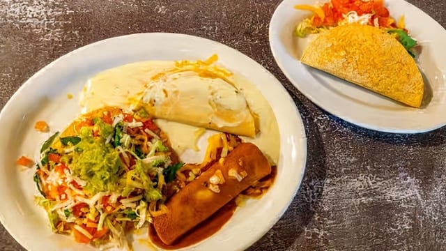 One Chalupa, One Cheese Taco, One Beef Taco & One Beef Enchilada.